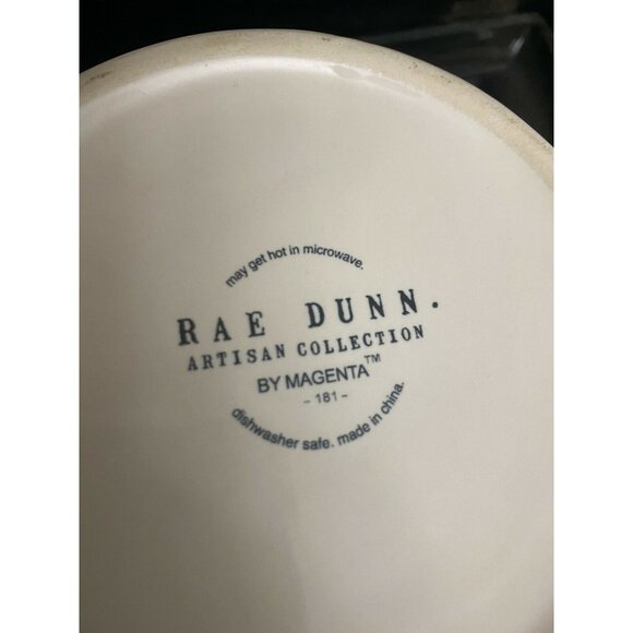 Rae Dunn Gulp Mug 4" White Ceramic Artisan Collection By Magenta - Picture 2 of 5